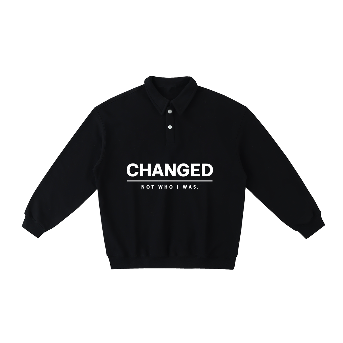 CHANGED Heavyweight Polo-Collar Sweatshirt