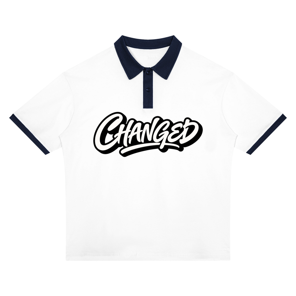 CHANGED Contrast Collar Polo Shirt