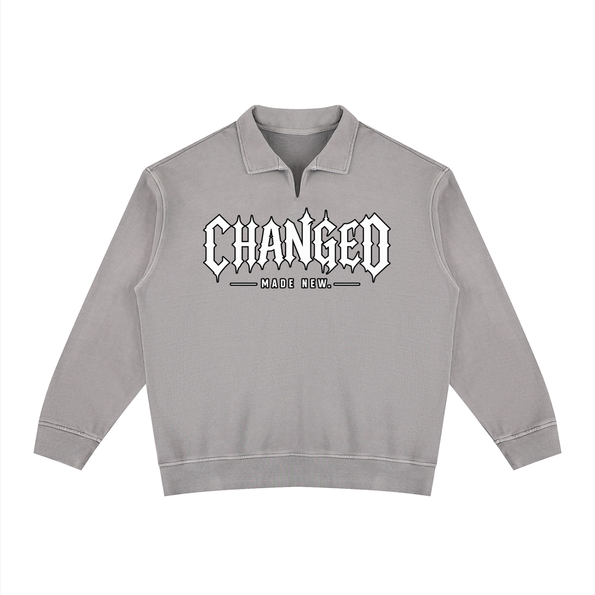 CHANGED Vintage Collared Sweatshirt