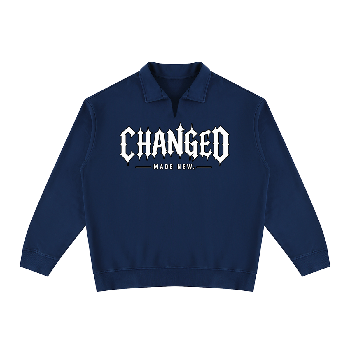 CHANGED Vintage Collared Sweatshirt