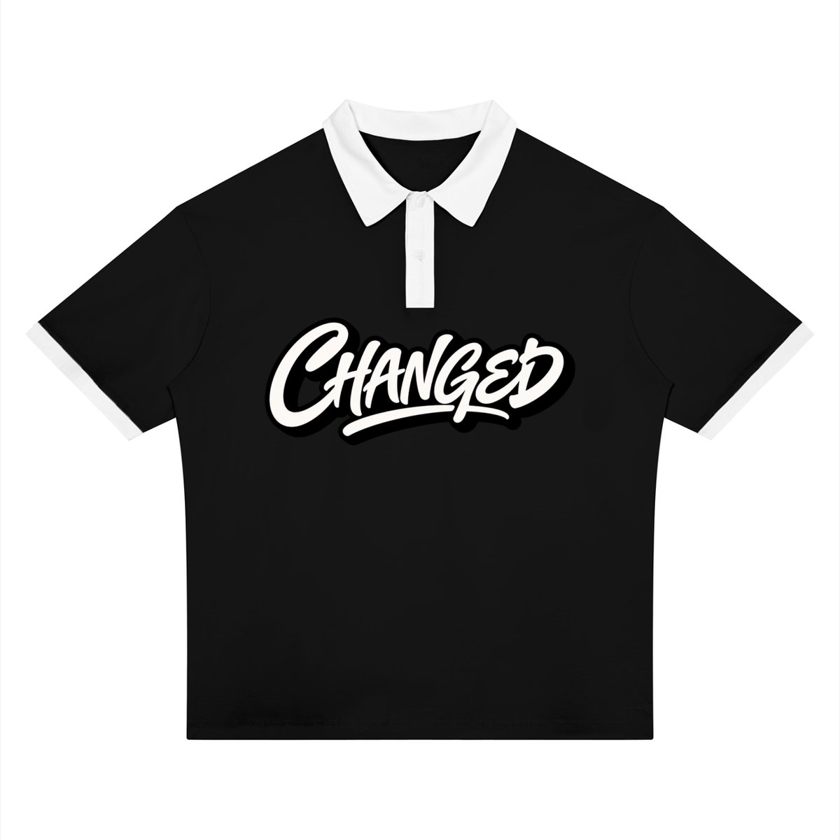 CHANGED Contrast Collar Polo Shirt