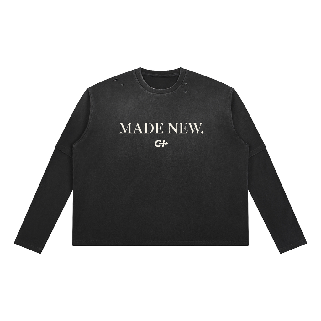CHANGED Unisex Vintage Wash Layered T-Shirt