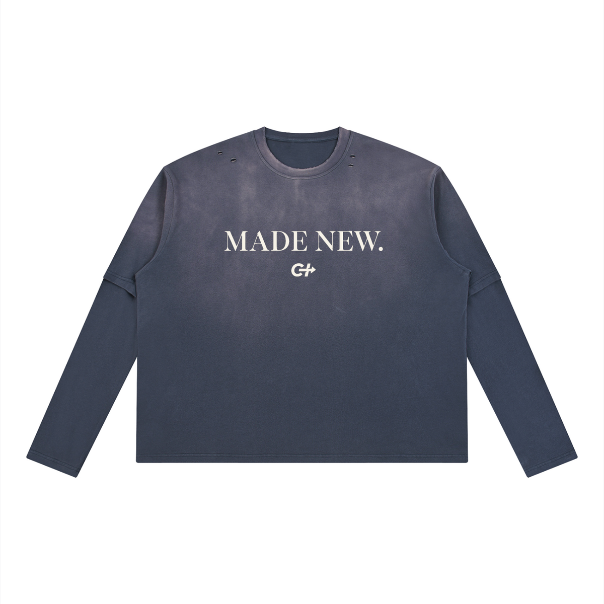 CHANGED Unisex Vintage Wash Layered T-Shirt