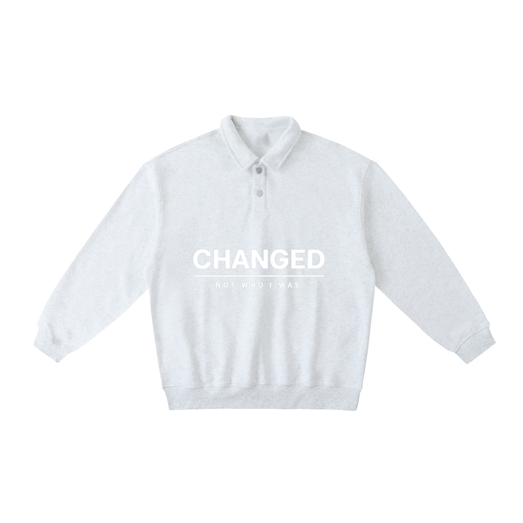 CHANGED Heavyweight Polo-Collar Sweatshirt