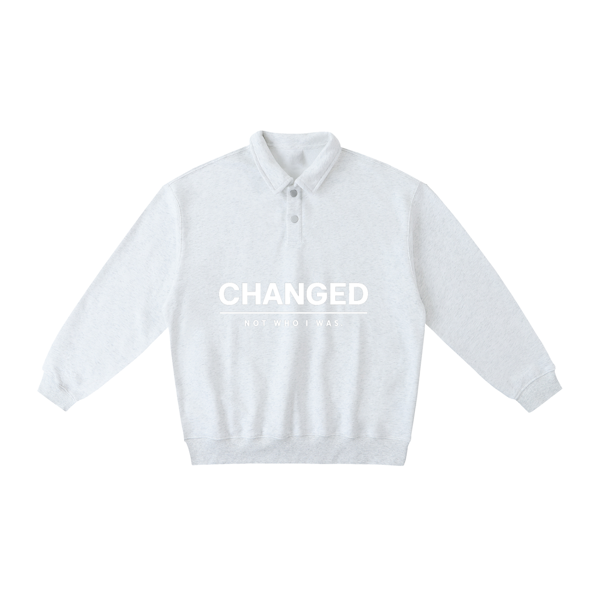 CHANGED Heavyweight Polo-Collar Sweatshirt